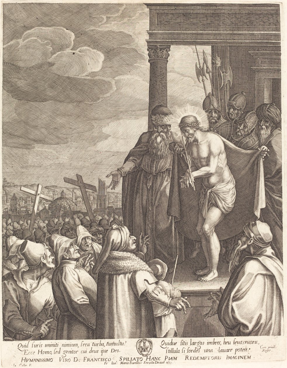 Ecce Homo, 1613 door Jacques Callot