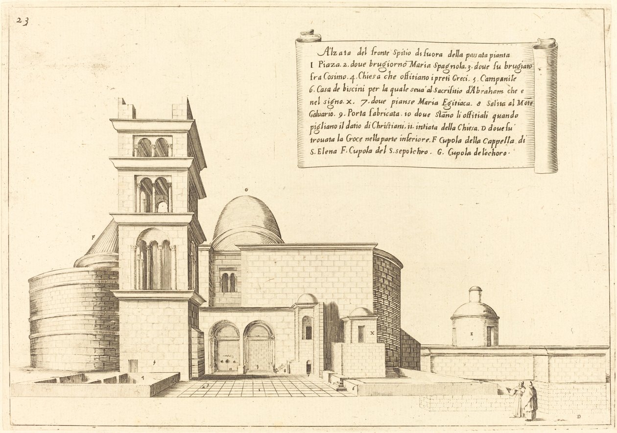 Opstand van een Kerk door Jacques Callot