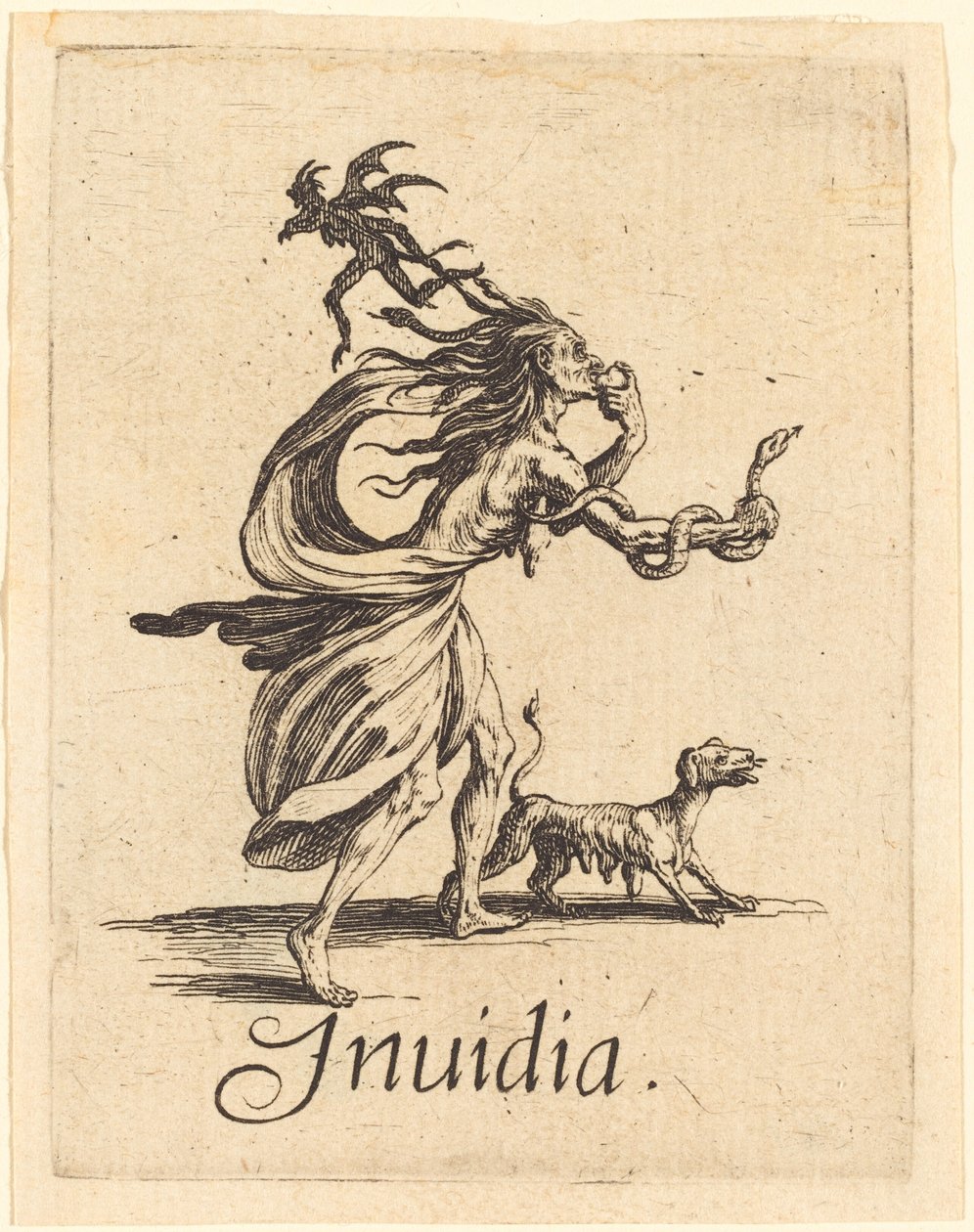Afgunst door Jacques Callot