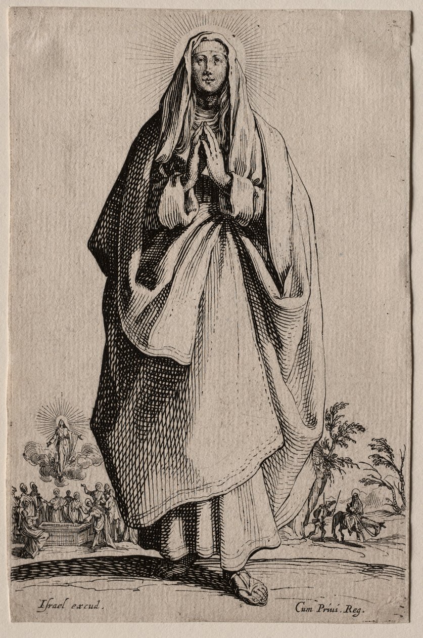 De Heilige Maagd door Jacques Callot