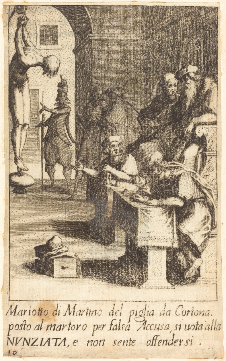 Mariotto di Martino door Jacques Callot