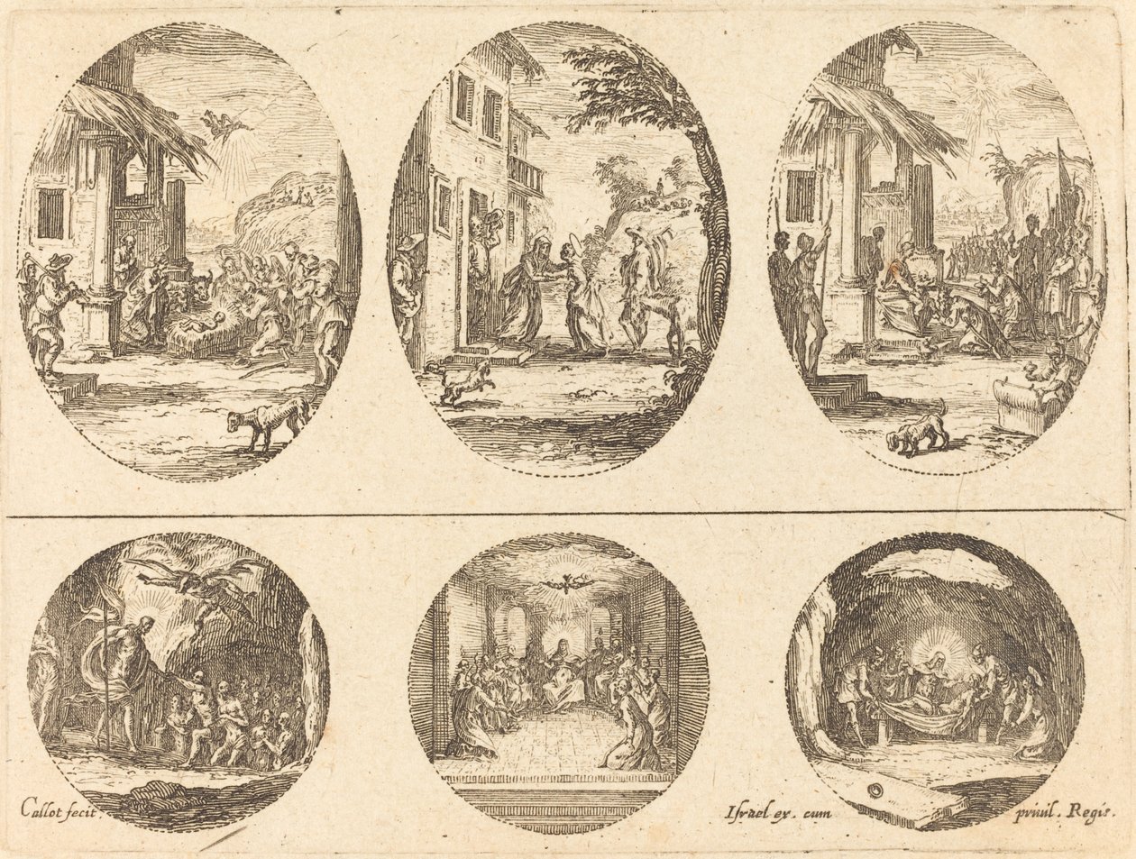 Mysteries van de Passie door Jacques Callot