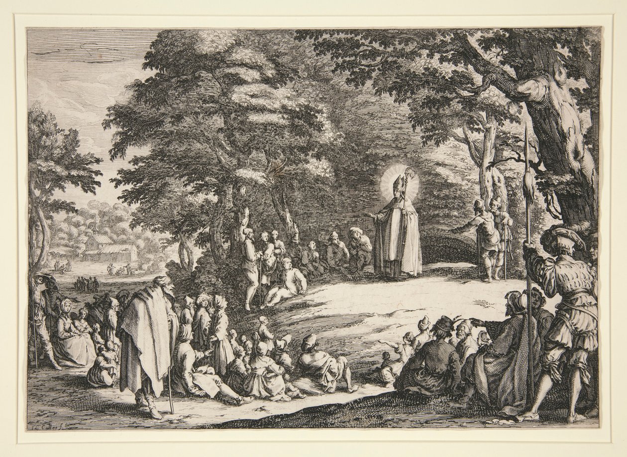 Sint Amond door Jacques Callot