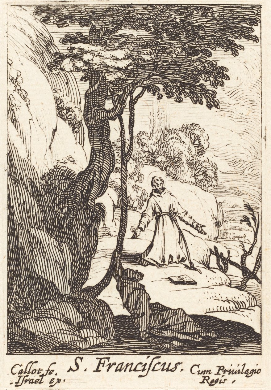 Sint Franciscus door Jacques Callot