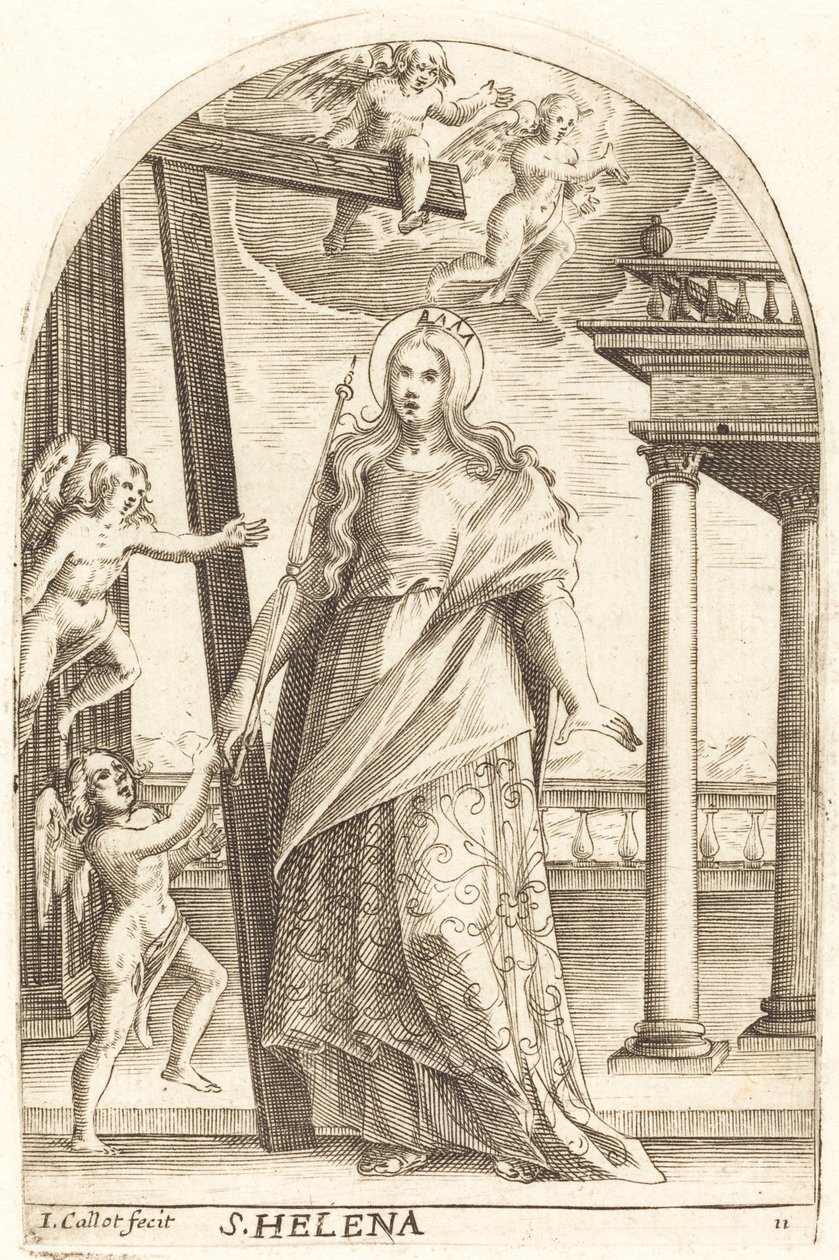 Sint Helena door Jacques Callot