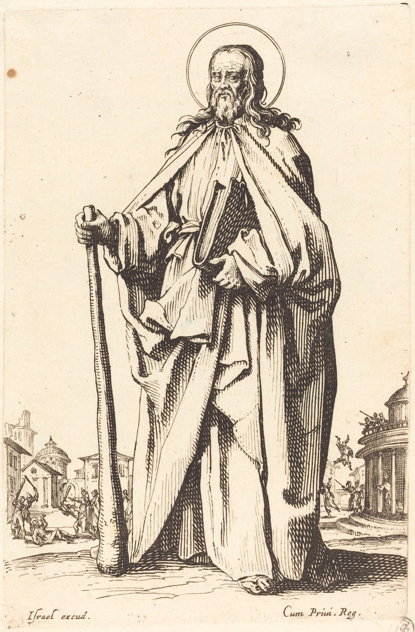 Sint Jacob de Mindere door Jacques Callot
