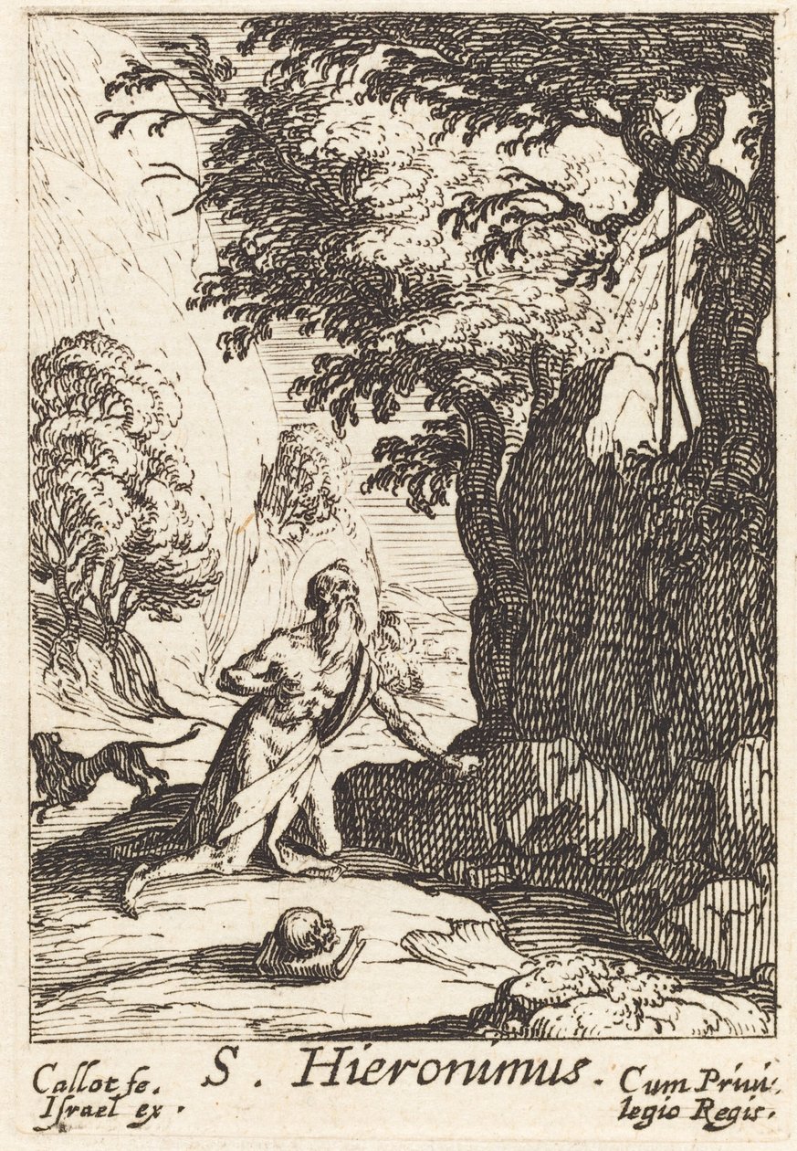 Sint Hiëronymus door Jacques Callot