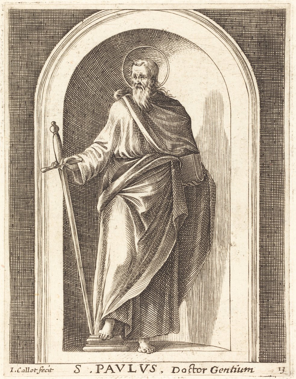 Sint Paulus door Jacques Callot
