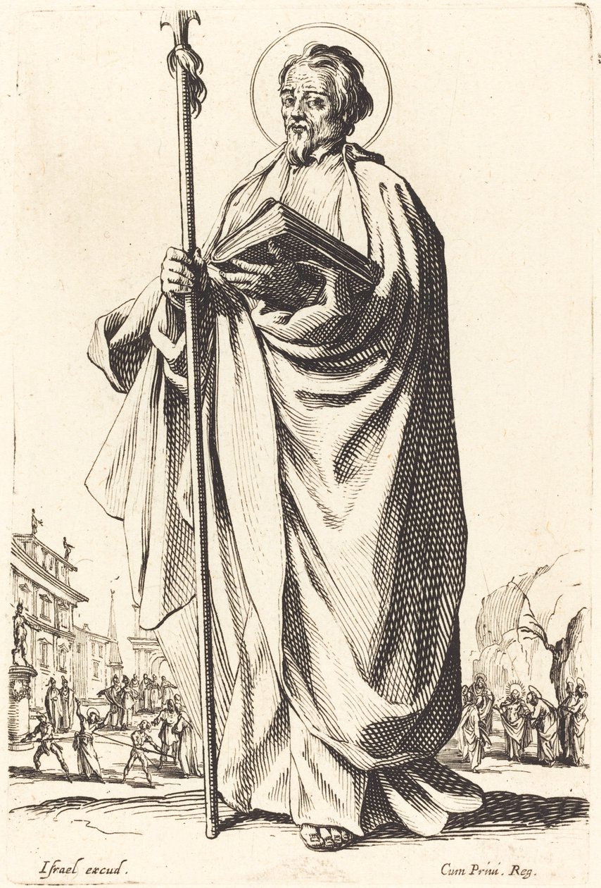 Sint Thomas door Jacques Callot