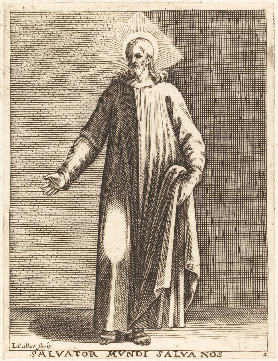 Salvator Mundi door Jacques Callot