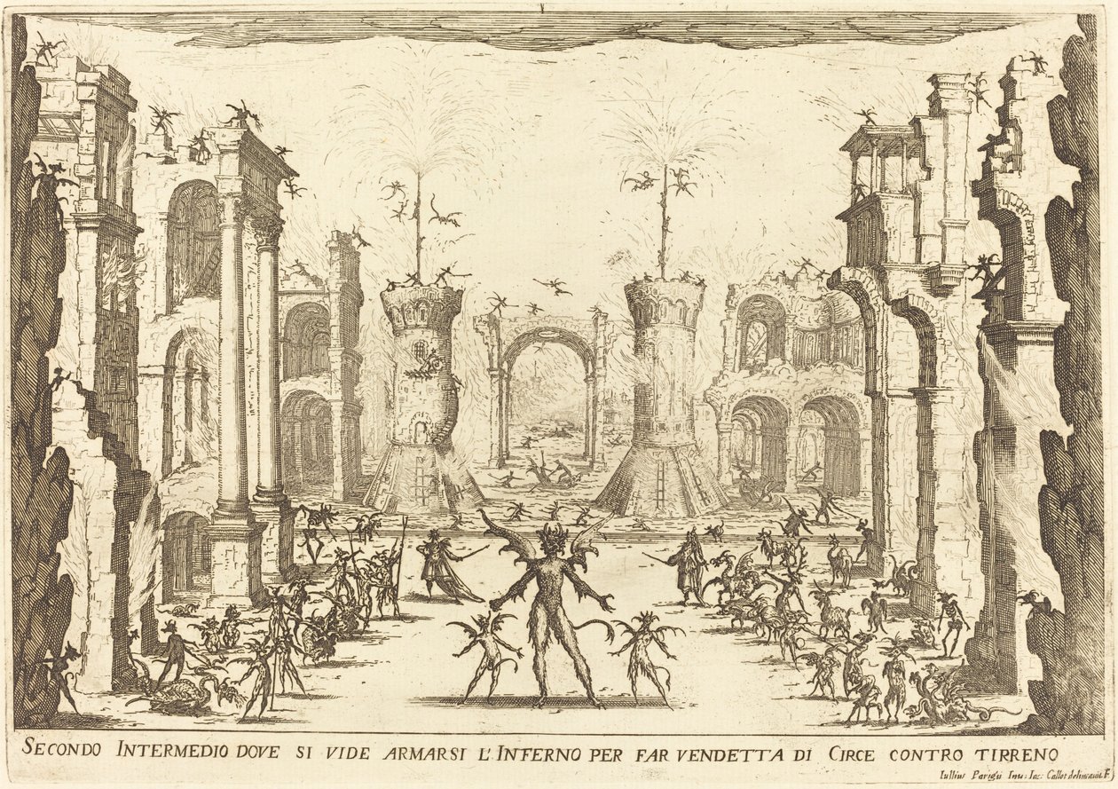 Tweede Intermezzo door Jacques Callot