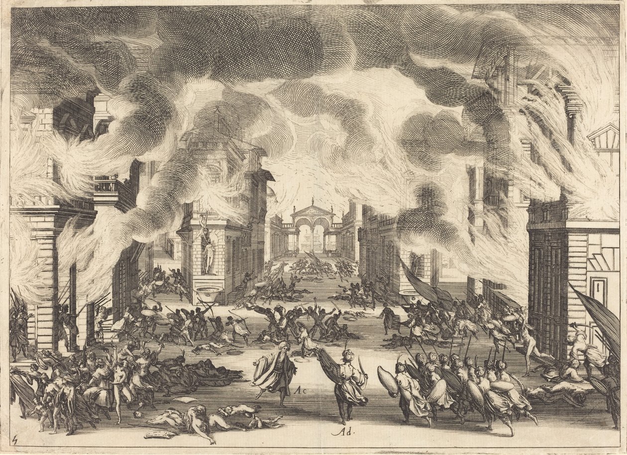Solimano, Act V door Jacques Callot
