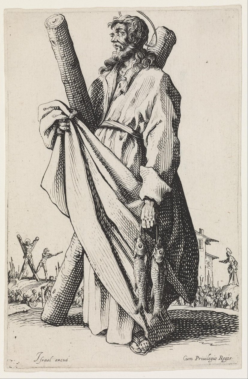 Sint-Andreas door Jacques Callot