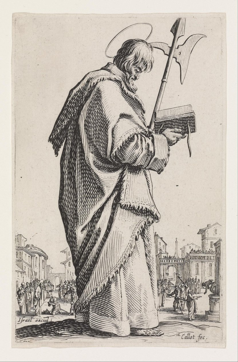 Sint Mattias door Jacques Callot