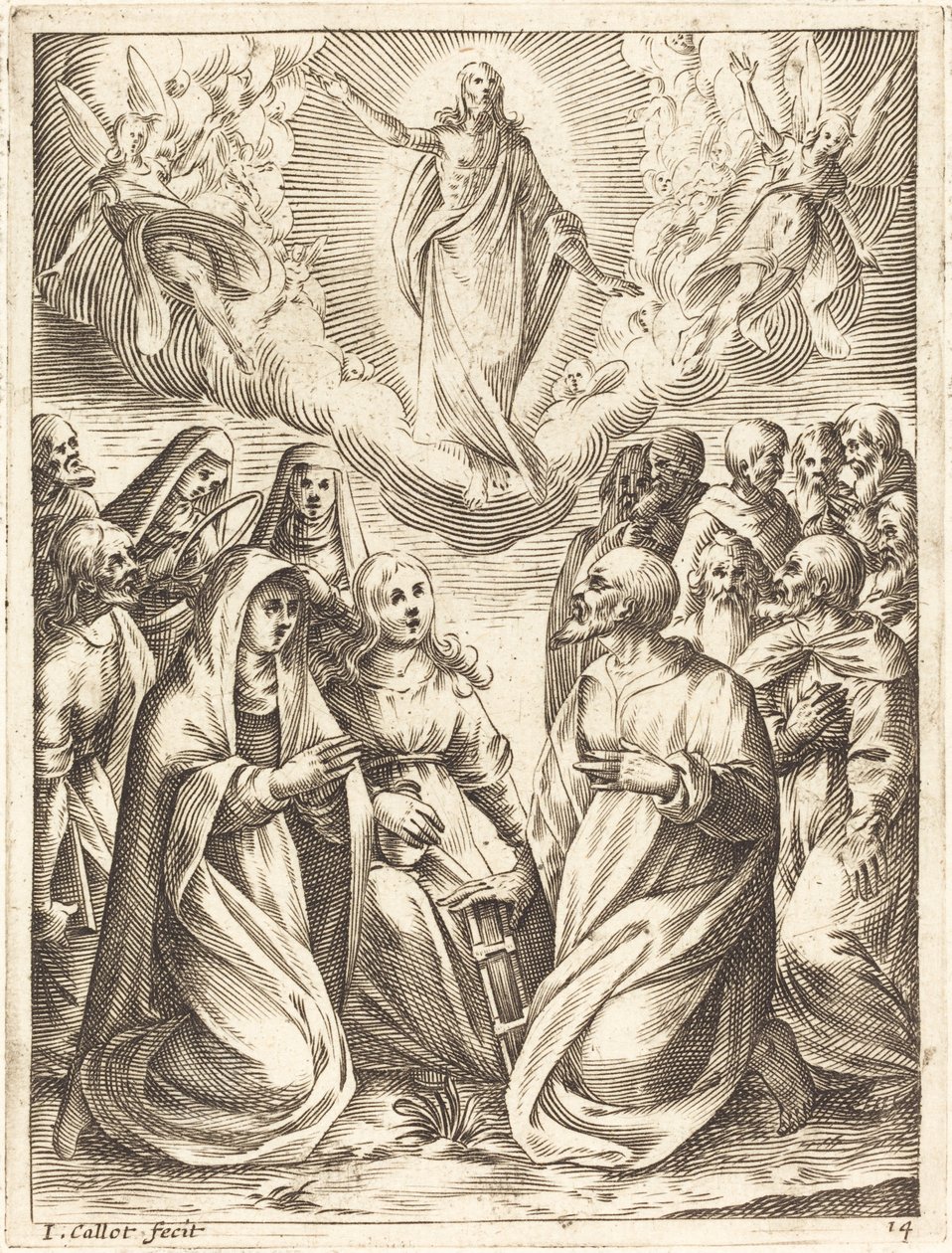 De Hemelvaart door Jacques Callot