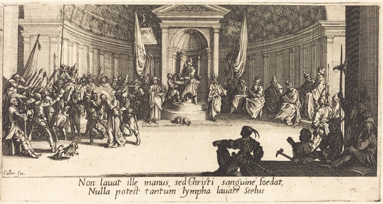 De Veroordeling tot de Dood door Jacques Callot