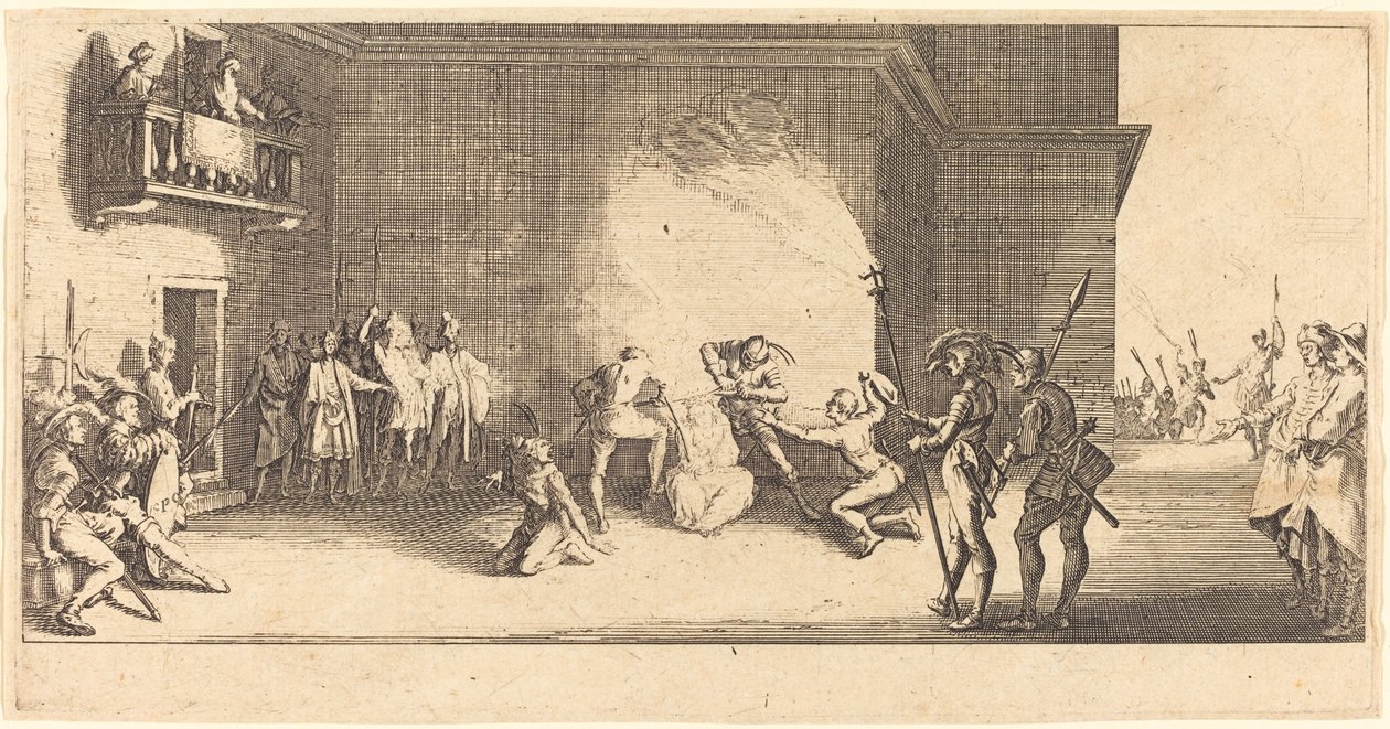 De Kroning met Doornen door Jacques Callot