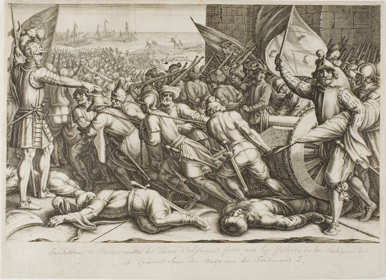 Het vertrek van de troepen door Jacques Callot