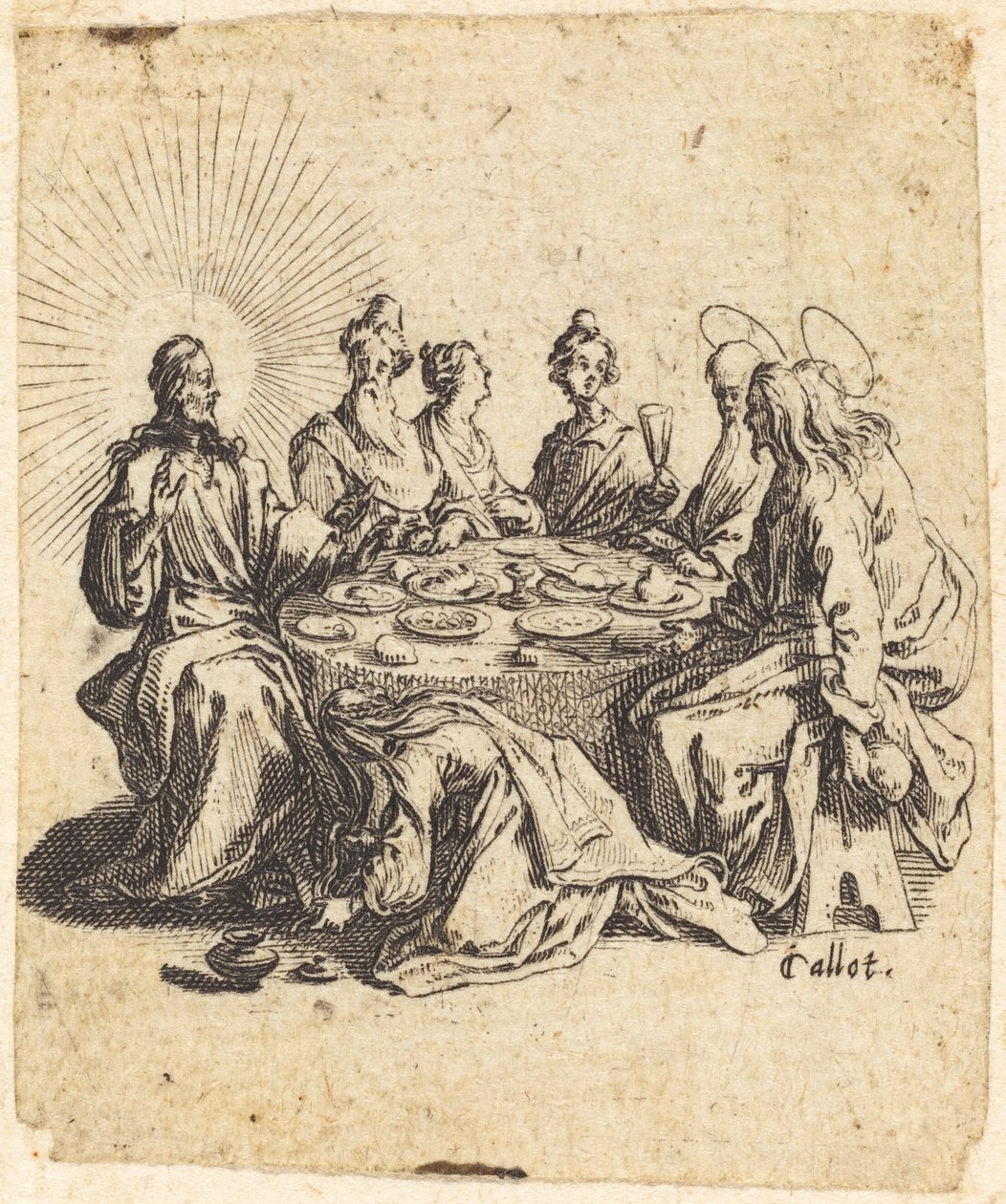 Het Feest van de Farizeeën door Jacques Callot