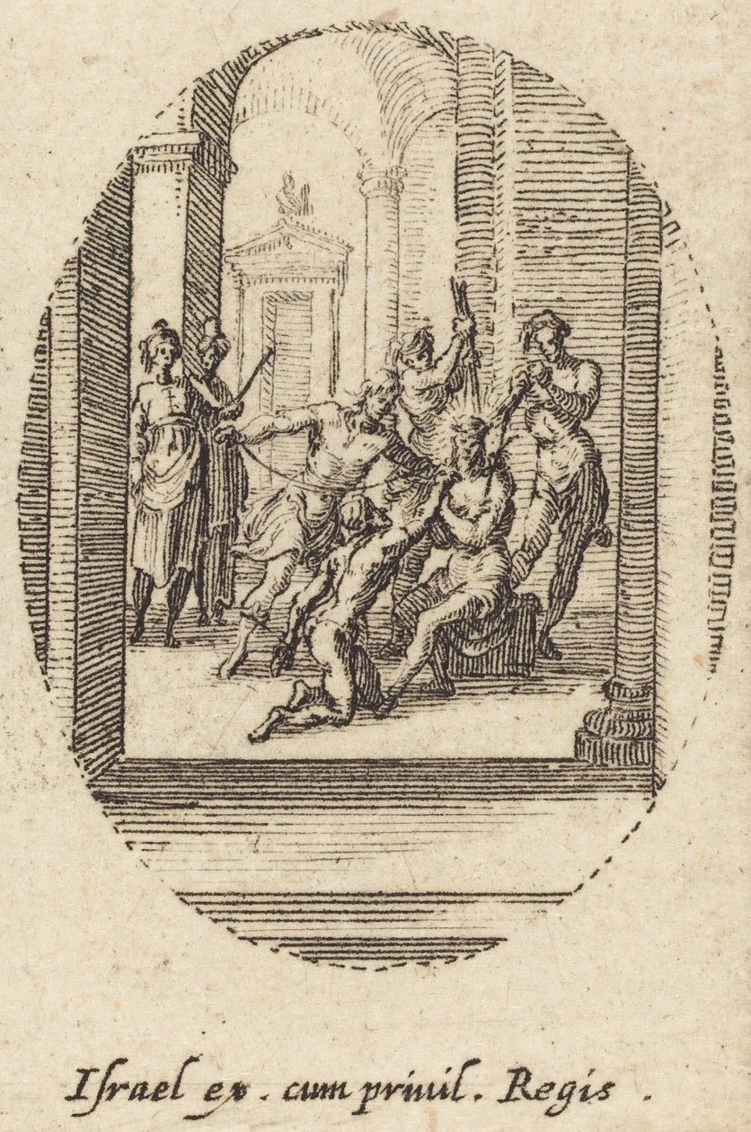 De Geseling door Jacques Callot