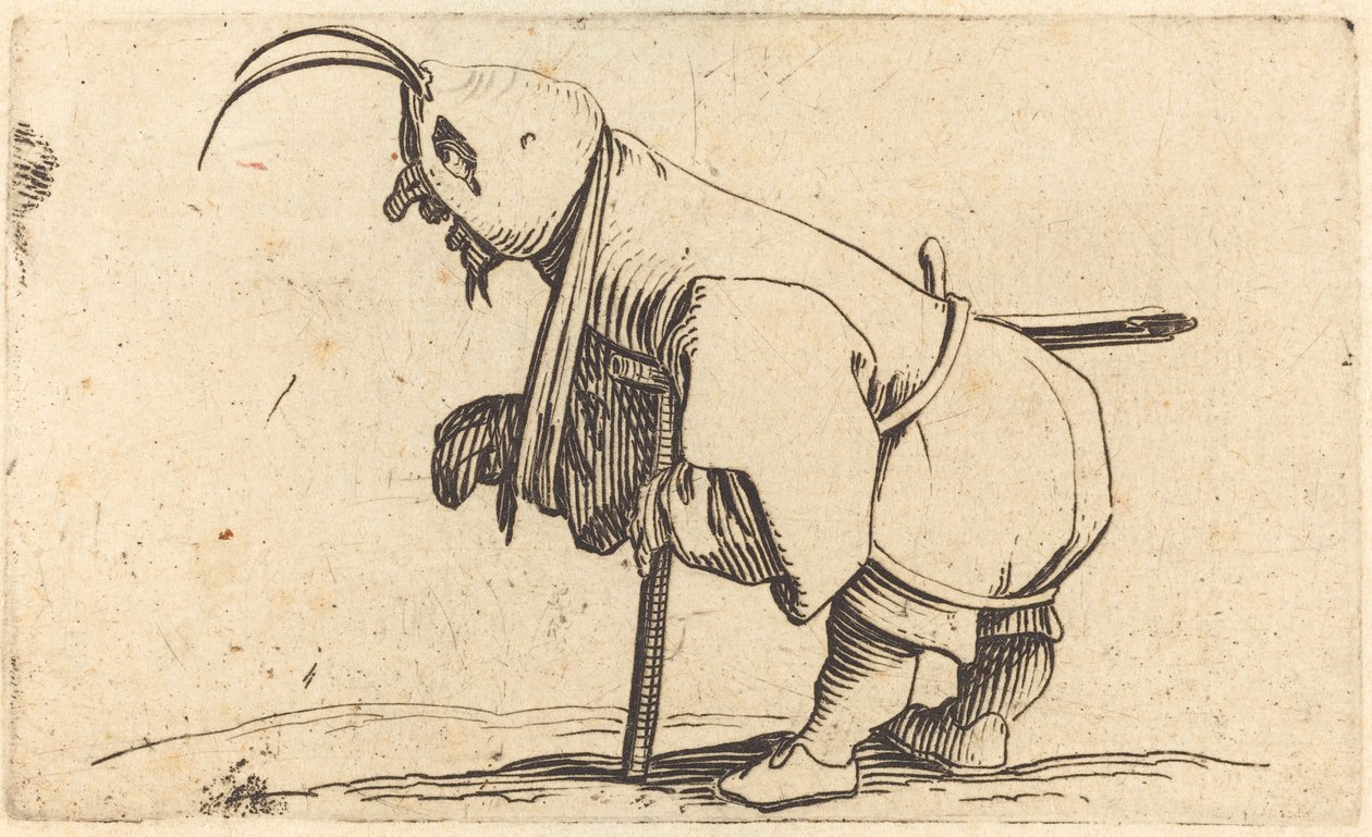 De Gehoede Kreupele door Jacques Callot