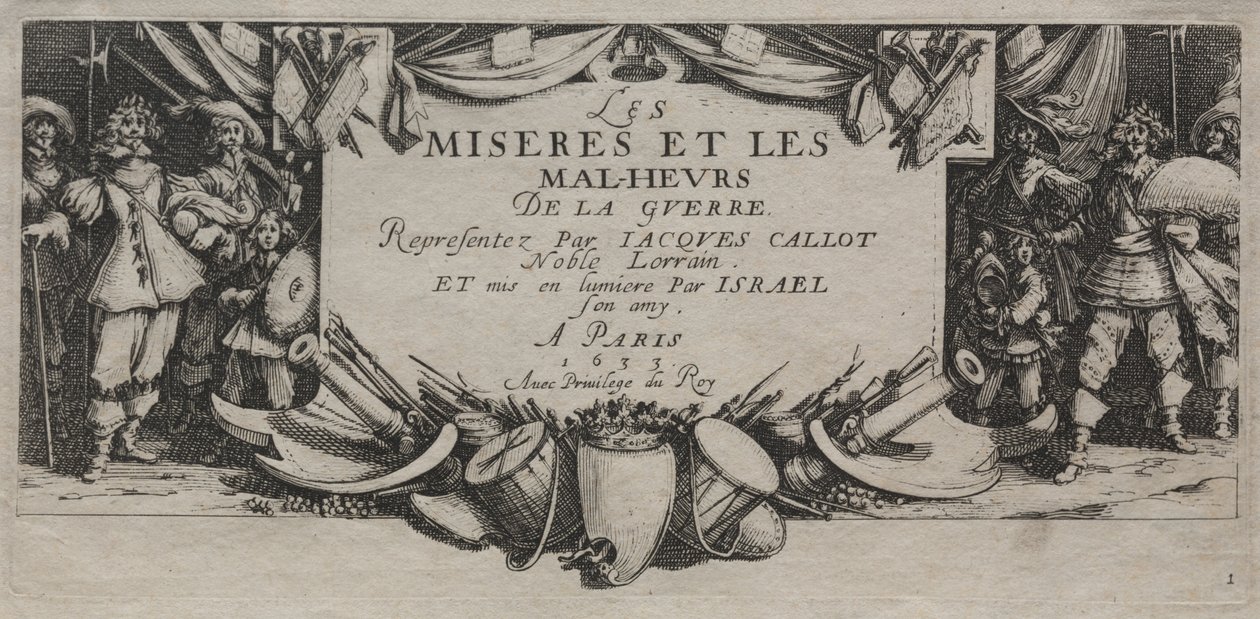 De Grote Ellende van de Oorlog door Jacques Callot