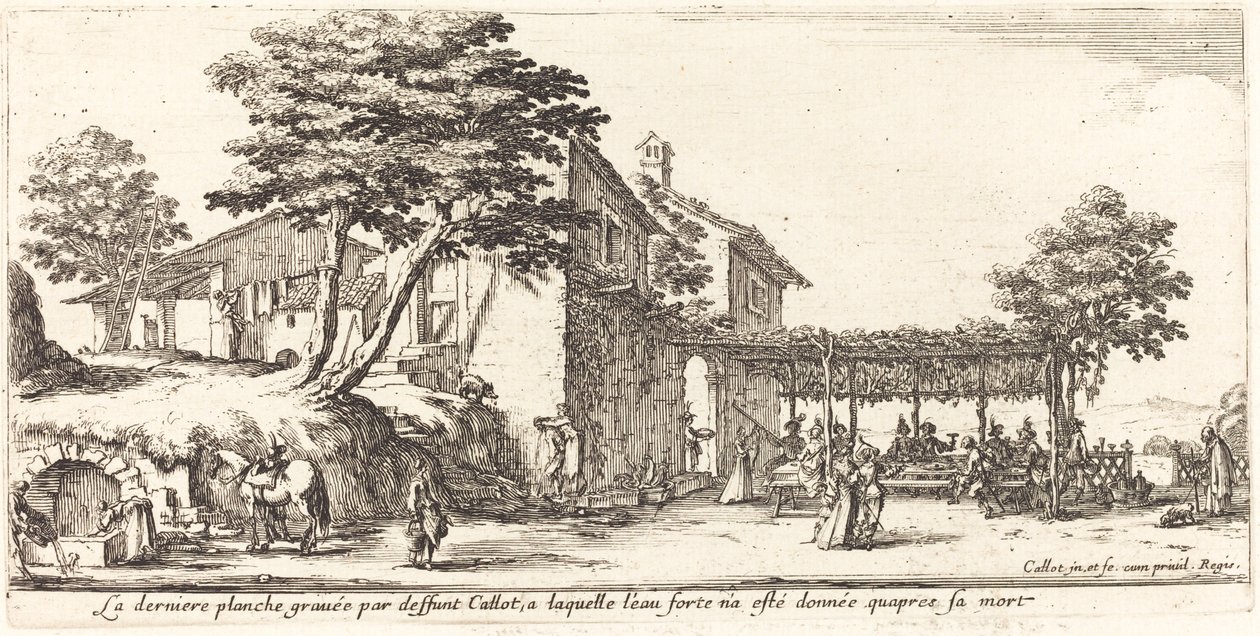 Het kleine latwerk, 1635 door Jacques Callot