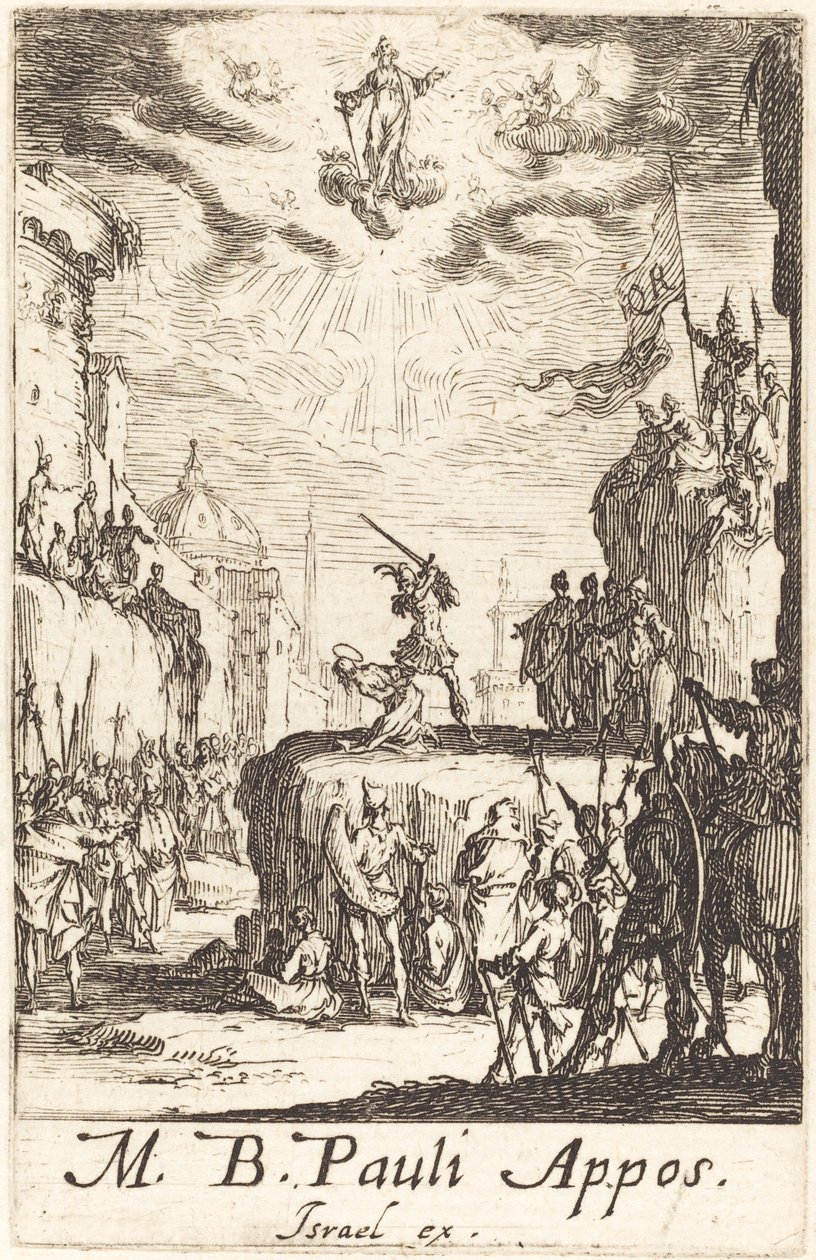 Het martelaarschap van Sint Paulus door Jacques Callot