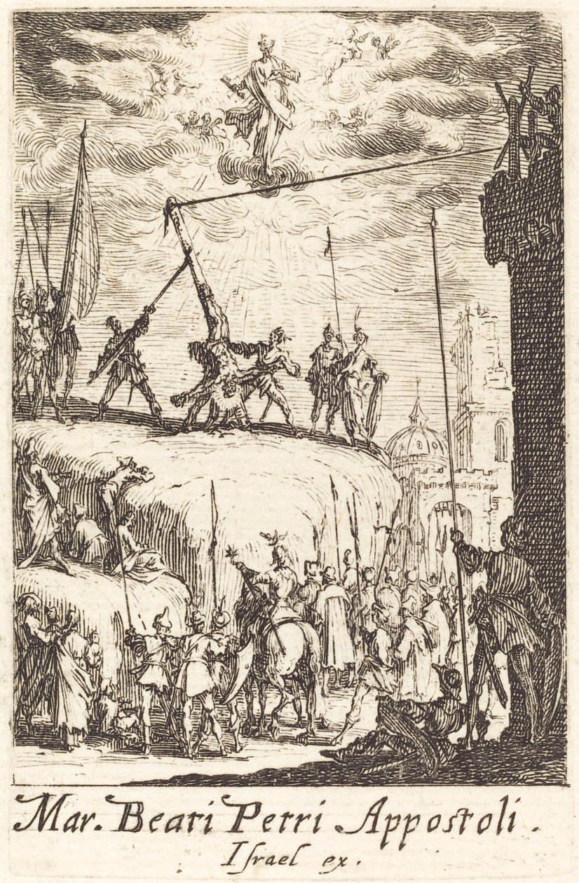 Het martelaarschap van Sint Petrus door Jacques Callot