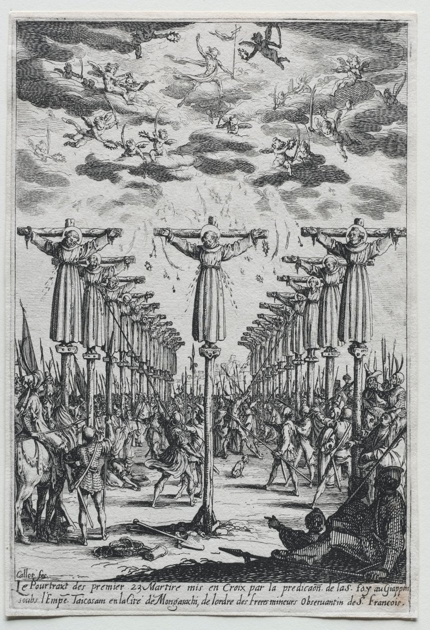 De Martelaren van Japan door Jacques Callot