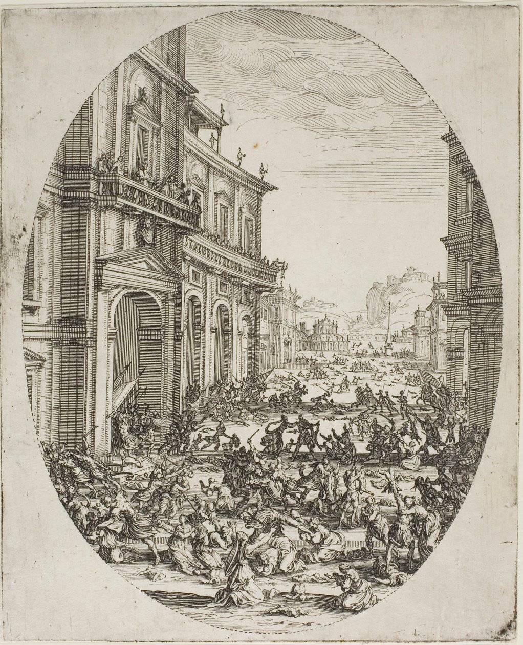 De kindermoord (Tweede plaat) door Jacques Callot