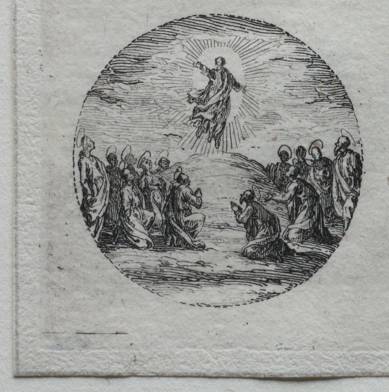 De Mysteriën van de Passie: De Opstanding door Jacques Callot