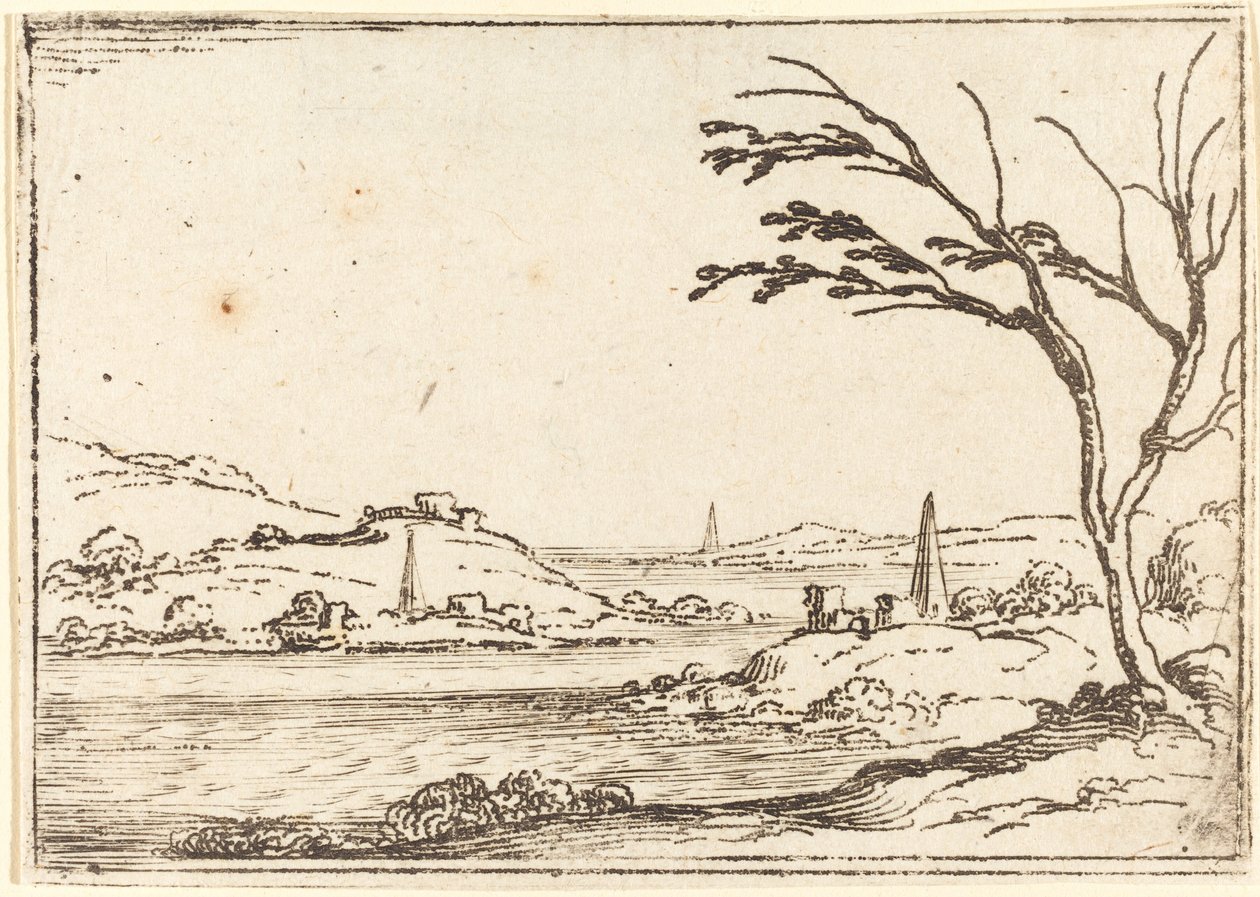 De Overstroming van de Nijl door Jacques Callot