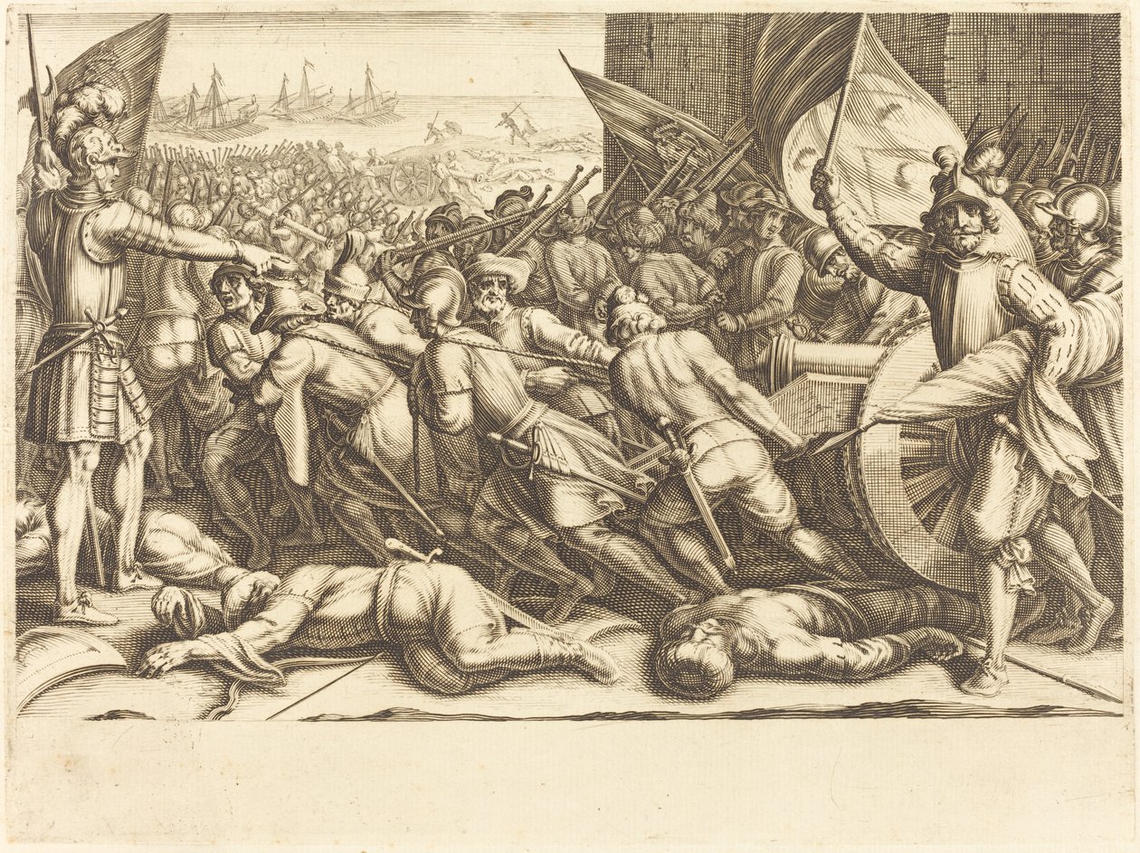 De herinscheping van de Turken door Jacques Callot