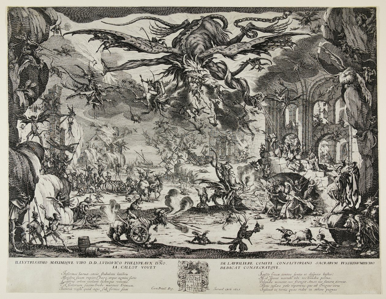 De verleiding van Sint Antonius door Jacques Callot