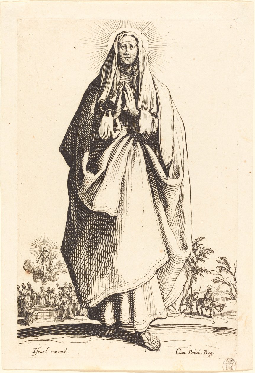 De Maagd door Jacques Callot