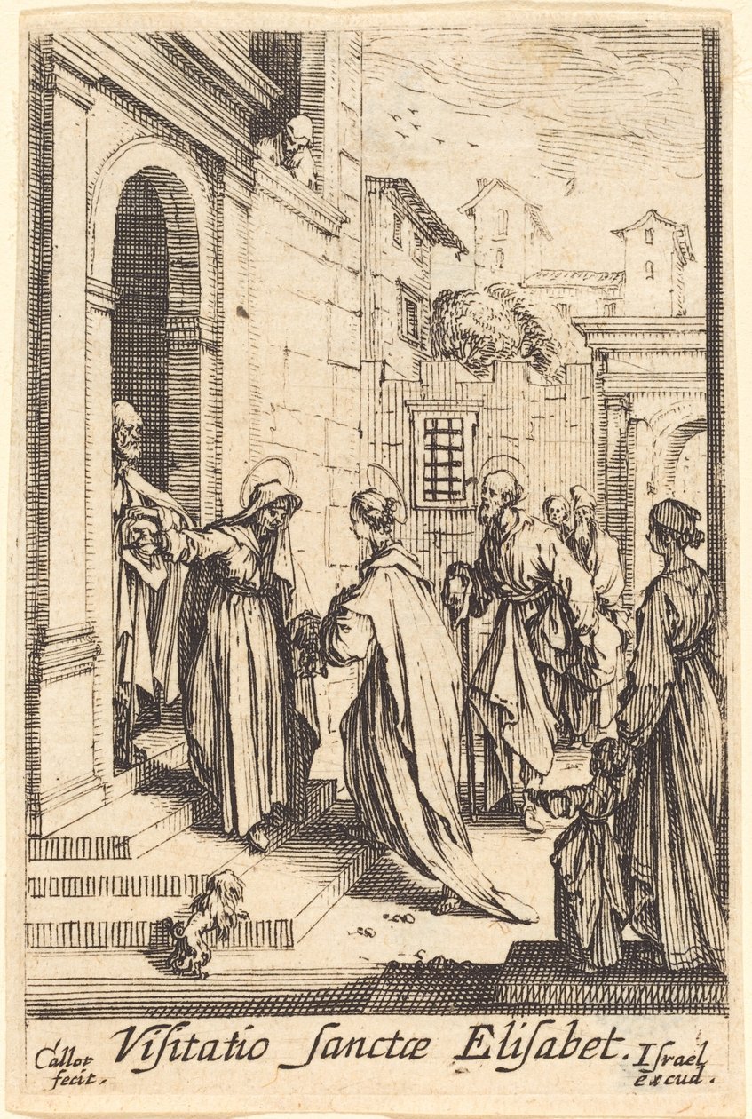 De Visitatie door Jacques Callot