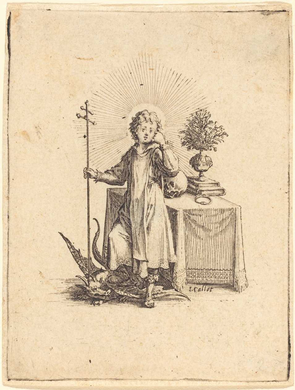 De Jonge Jezus door Jacques Callot