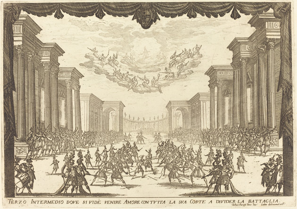 Derde Intermezzo door Jacques Callot