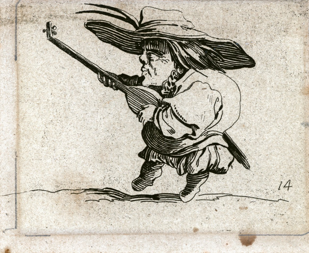 Varie Figure Gobbi ... (gravure) door Jacques Callot