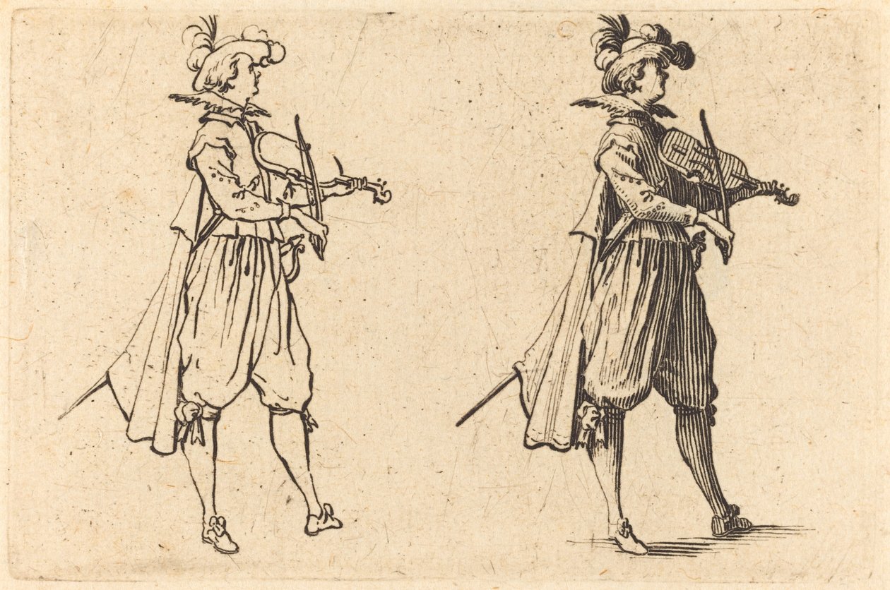 Violist door Jacques Callot