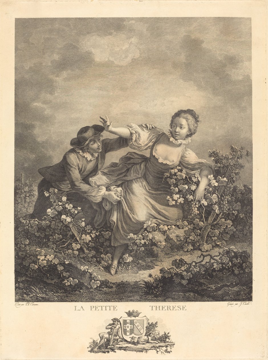 De kleine Thérèse door Jacques Couché after Jacques Philippe Caresme