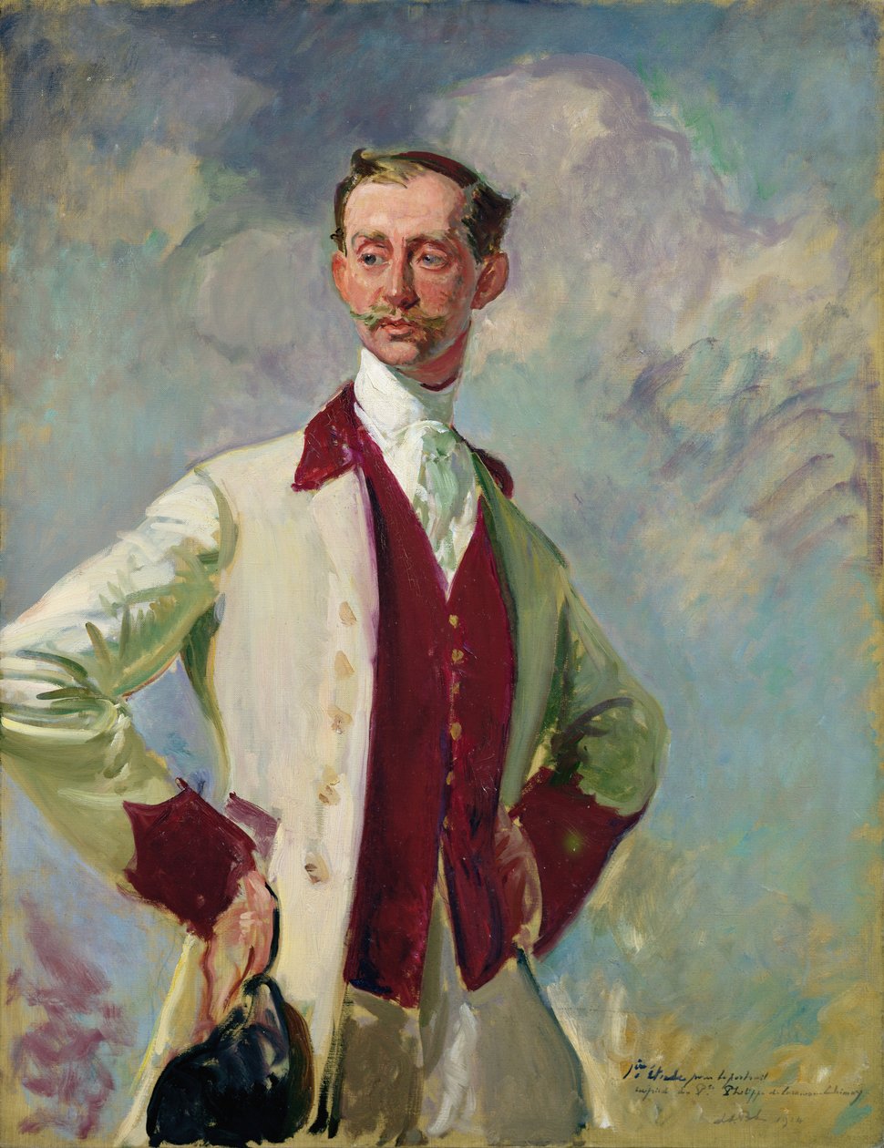 Joseph-Philippe-Francois de Riquet, Prins de Caraman-Chimay door Jacques Emile Blanche