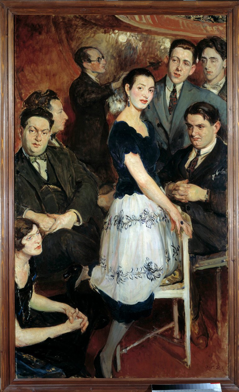 Le Groupe des Six door Jacques Emile Blanche