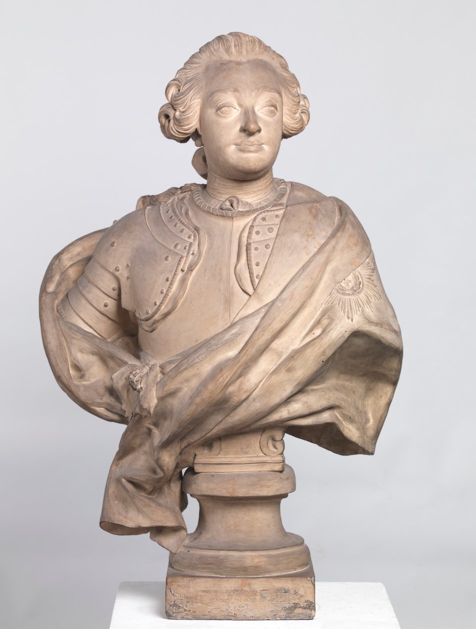 Koning Frederik V, 1754 door Jacques Francois Joseph Saly