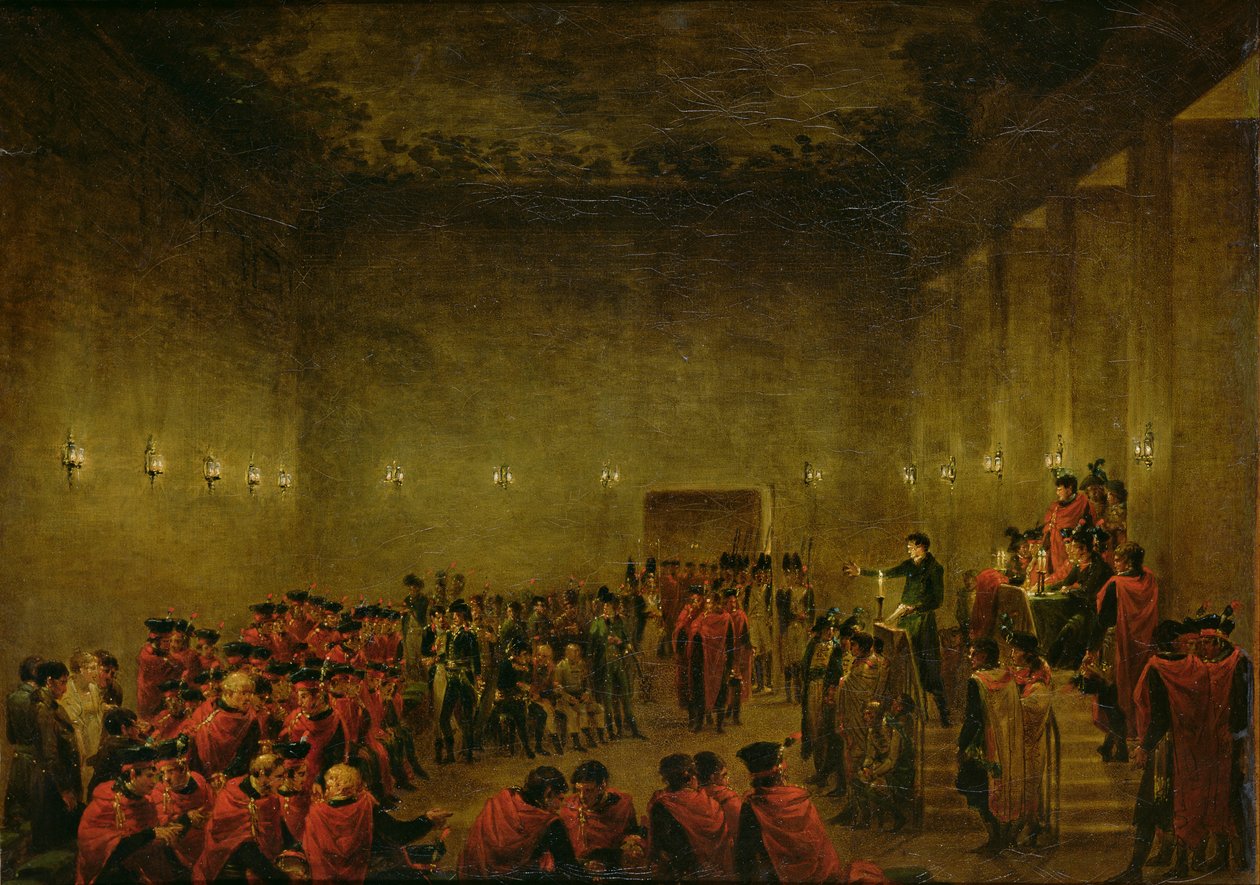18 Brumaire An VIII door Jacques Henri Sablet