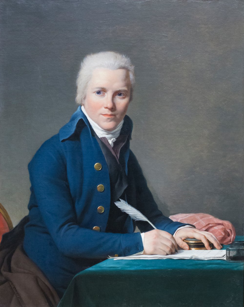 Portret van Jacobus Blauw door Jacques Louis David