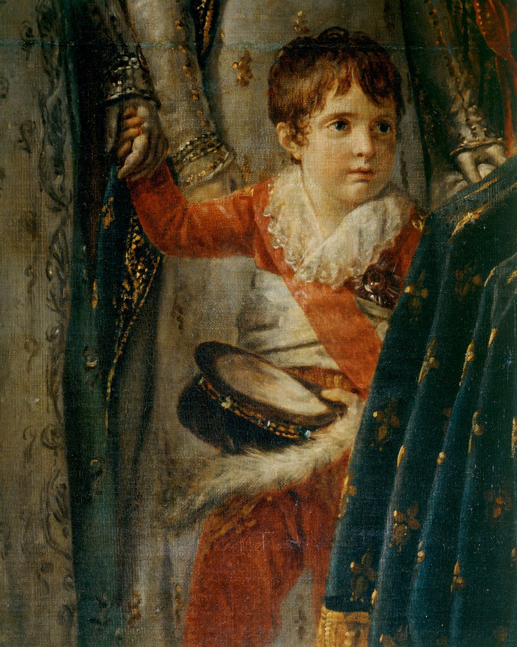 De kroning van Napoleon in de Notre-Dame ... door Jacques Louis David