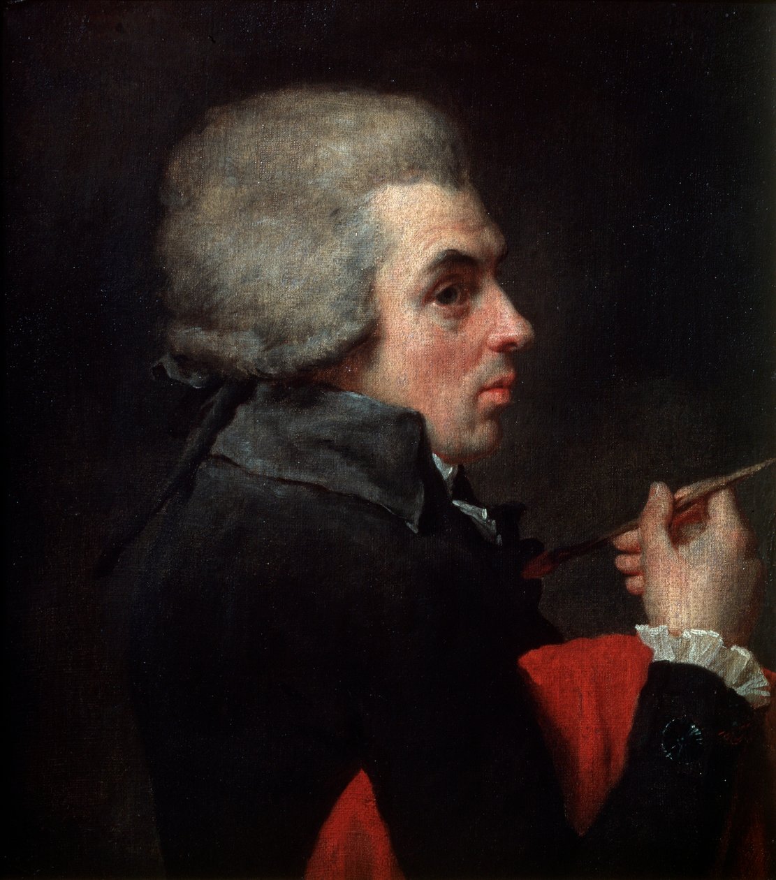 Zelfportret, ca. 1789 door Jacques Louis David