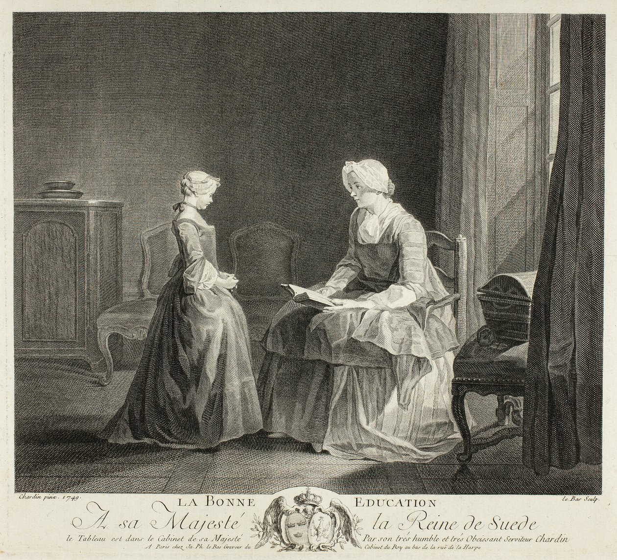 De goede opvoeding door Jacques Philippe Le Bas